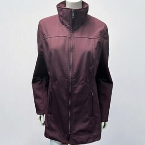 Burgundy Andrew Marc Lightweight Jacket - Size Large